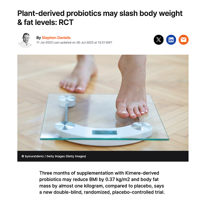 Plant derived probiotics may slash body weight & fat levels RCT (1)
